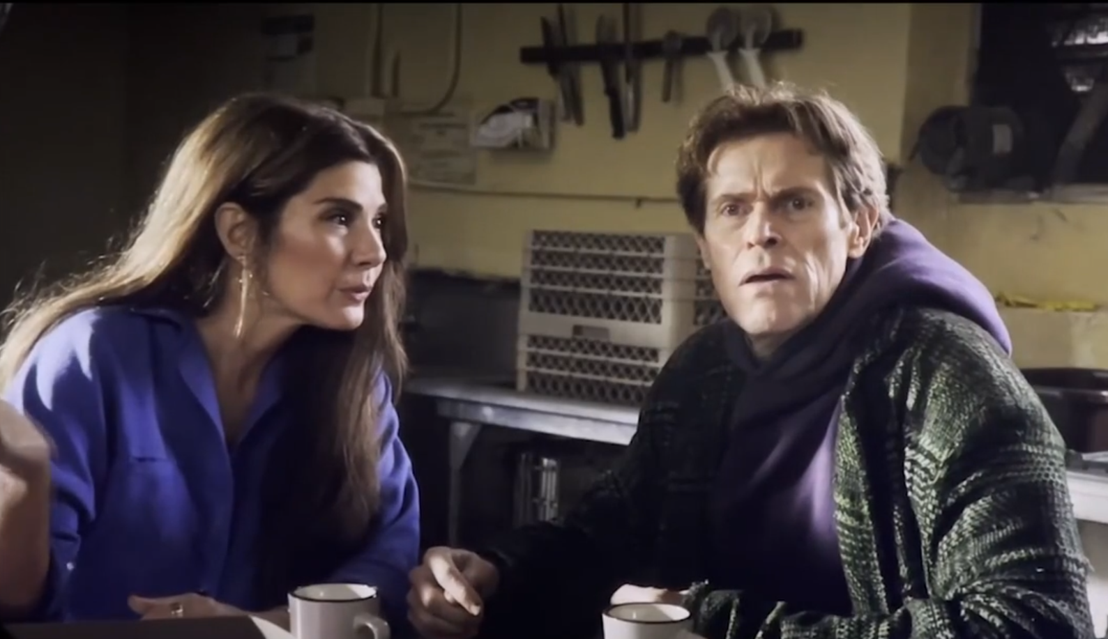 Norman Osborn and Aunt May share a coffee.