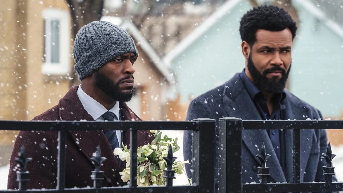 Aldis Hodge and Isaiah Mustafa